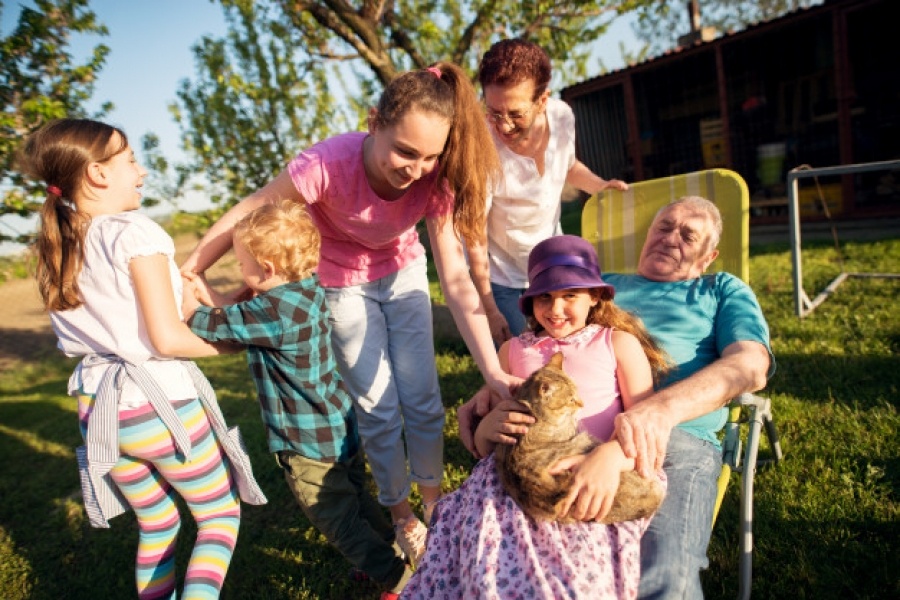 Portare gli anziani in vacanza!